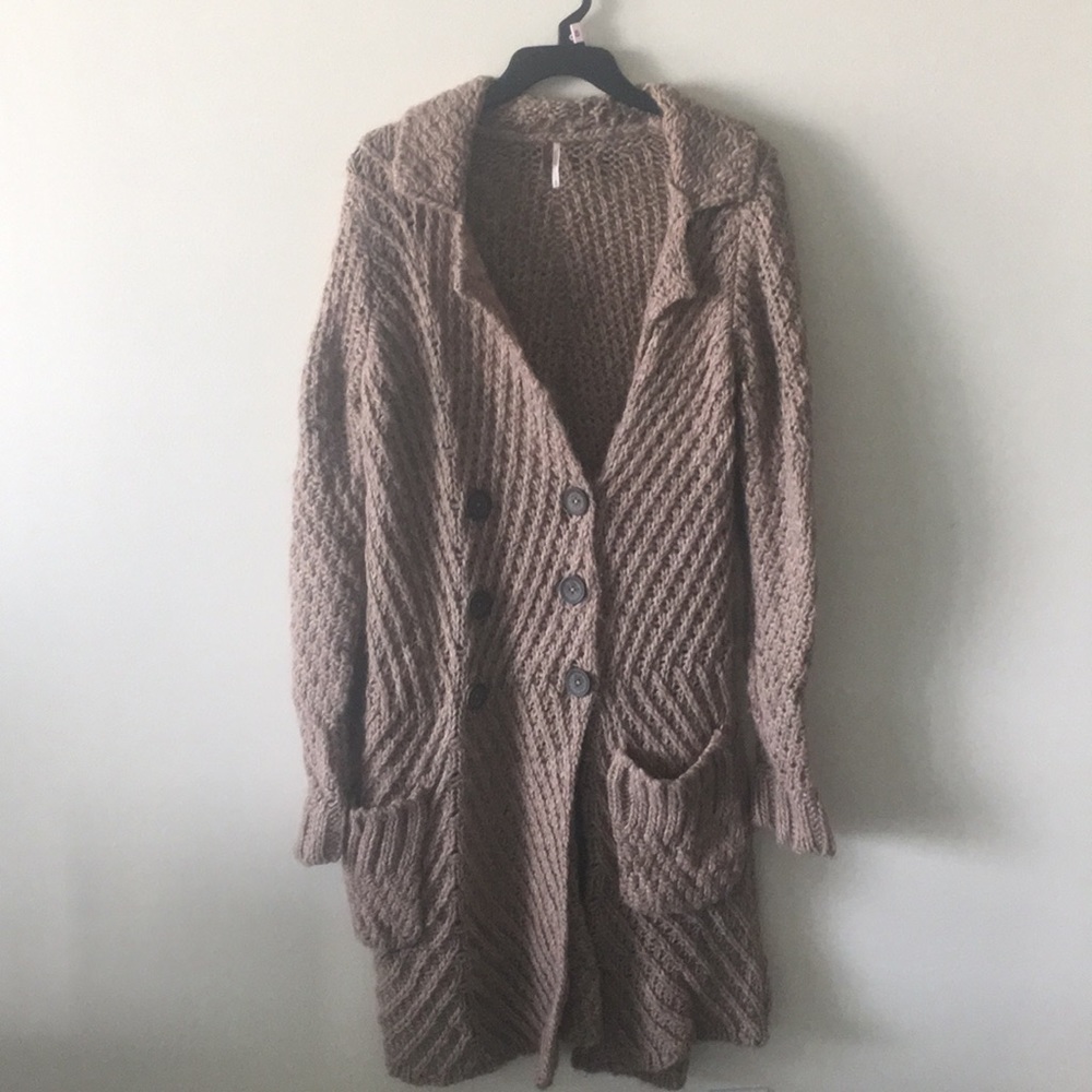 Longline Free people Cardigan